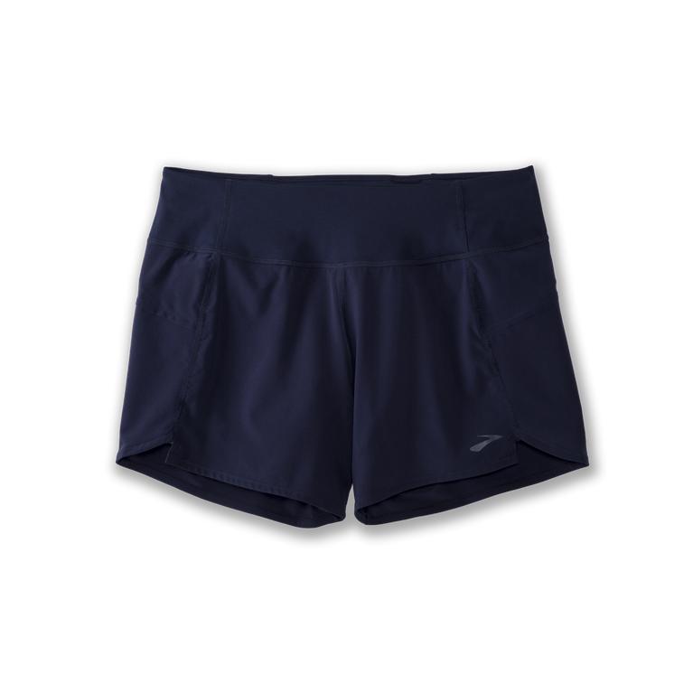 Brooks Chaser 5 Running Shorts - Women's - Navy (29418-GBWI)